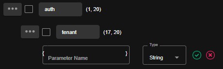 Define Parameters for Merge