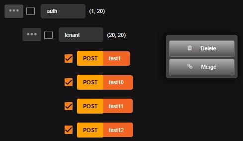 Select APIs for Merge